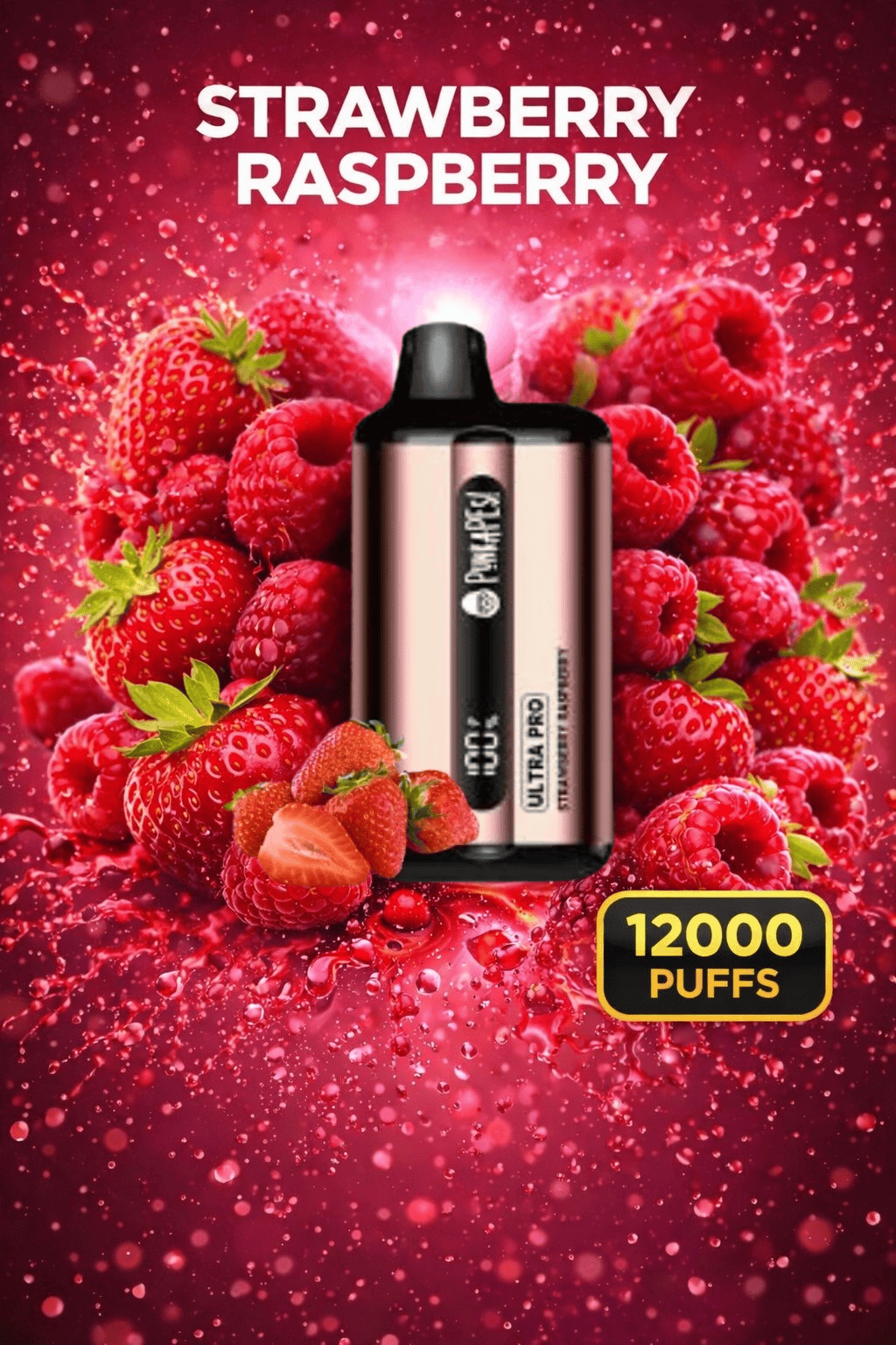 STRAWBERRY RASPBERRY - PUNKAPES ULTRA PRO 12,000