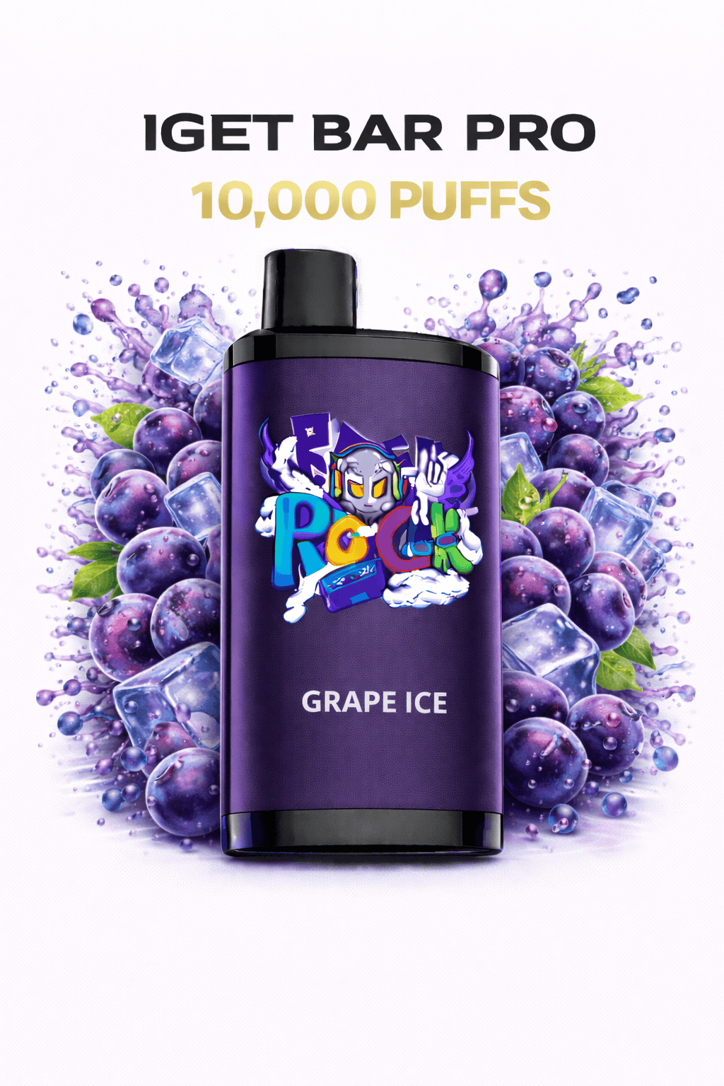 GRAPE ICE - IGET BAR PRO 10,000