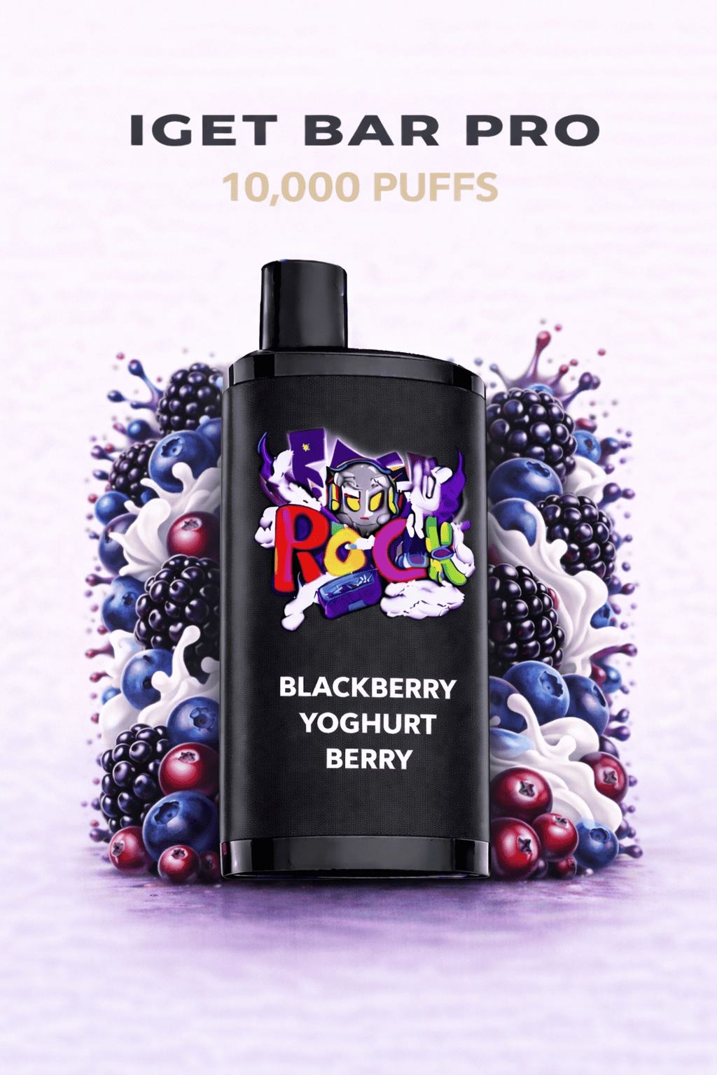 BLACKBERRY YOGHURT BERRY ICE - IGET BAR PRO 10,000